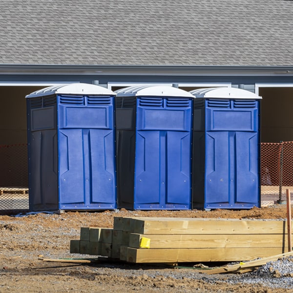 is there a specific order in which to place multiple porta potties in SNPJ PA